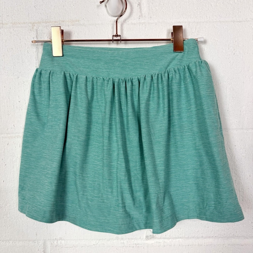 Hanna Andersson Stretch Skort Turquoise Comfort Outdoor Play Athletic Casual 6/7